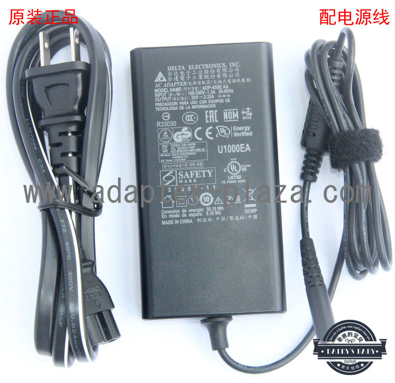 *Brand NEW* DELTA ADP-45BE AA DC20V 2.25A (45W) AC DC Adapter POWER SUPPLY - Click Image to Close